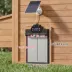 PawHut 2K HD AI Camera Automatic Chicken Coop Door with APP, WiFi Solar Powered with 5200mAh Battery image thumbnail 3