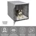 MidWest Homes for Pets QuietTime Defender Covella Crate Cover, Gray image thumbnail 2