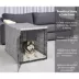 MidWest Homes for Pets QuietTime Defender Covella Crate Cover, Gray image thumbnail 3