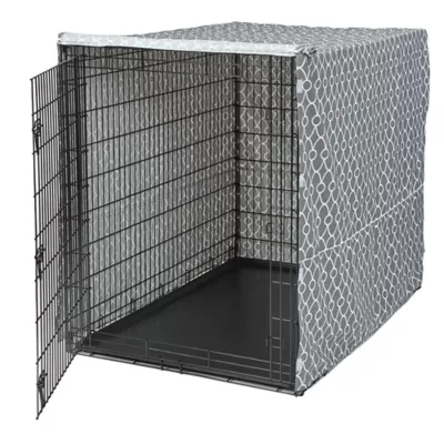 MidWest Homes for Pets QuietTime Defender Covella Crate Cover, Gray - Image 2