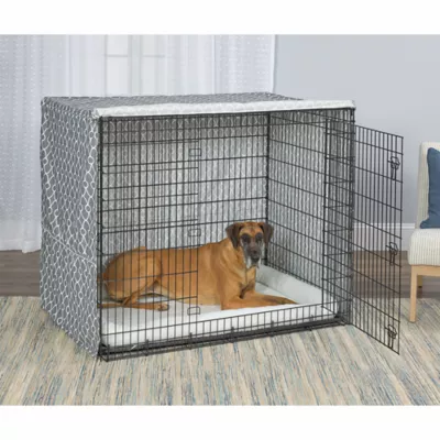 MidWest Homes for Pets QuietTime Defender Covella Crate Cover, Gray - Image 4