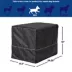 Midwest Homes for Pets QuietTime Polyester Crate Cover, Black image thumbnail 5