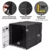 Midwest Homes for Pets QuietTime Polyester Crate Cover, Black image thumbnail 3