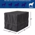 Midwest Homes for Pets QuietTime Polyester Crate Cover, Black image thumbnail 4