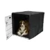 Midwest Homes for Pets QuietTime Polyester Crate Cover, Black image thumbnail 1