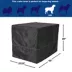 Midwest Homes for Pets QuietTime Polyester Crate Cover, Black image thumbnail 5