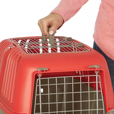 MidWest homes for Pets Spree™ Pet Carrier W/ Two Wire Doors & Handle, 24 Inch - Image 4