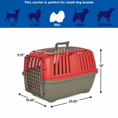 MidWest homes for Pets Spree™ Pet Carrier W/ Two Wire Doors & Handle, 24 Inch - Image 7
