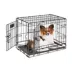 MidWest Homes for Pets Double-Door Wire iCrate, Collapsible, Removable Plastic Pan Included image thumbnail 1