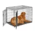 MidWest Homes for Pets Double-Door Wire iCrate, Collapsible, Removable Plastic Pan Included image thumbnail 1