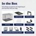 MidWest Homes for Pets Double-Door Wire iCrate, Collapsible, Removable Plastic Pan Included image thumbnail 8