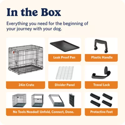 MidWest Homes for Pets LifeStages Double Door Fold & Carry Crate for Dogs - Image 3