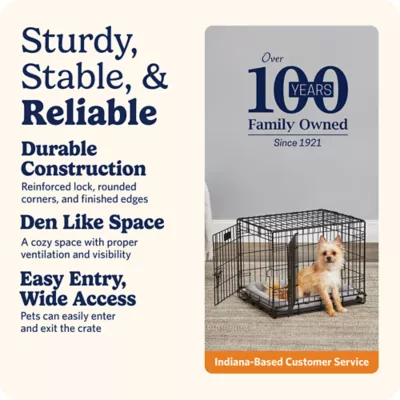MidWest Homes for Pets LifeStages Double Door Fold & Carry Crate for Dogs - Image 7