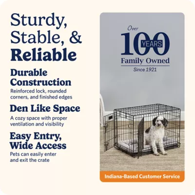 MidWest Homes for Pets LifeStages Double Door Fold & Carry Crate for Dogs - Image 6
