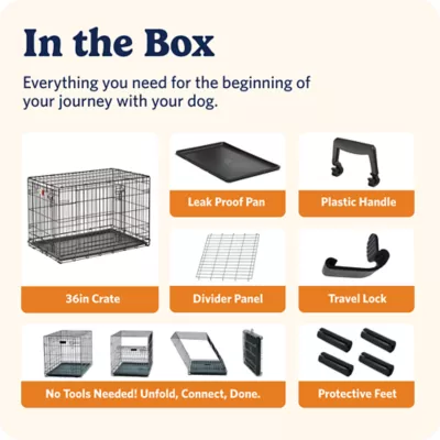 MidWest Homes for Pets LifeStages Double Door Fold & Carry Crate for Dogs - Image 3