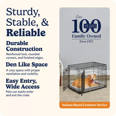 MidWest Homes for Pets LifeStages Double Door Fold & Carry Crate for Dogs - Image 6