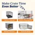 MidWest Homes for Pets LifeStages Double Door Fold & Carry Crate for Dogs image thumbnail 9