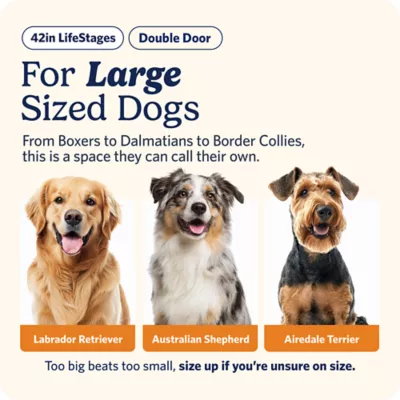 MidWest Homes for Pets LifeStages Double Door Fold & Carry Crate for Dogs - Image 2