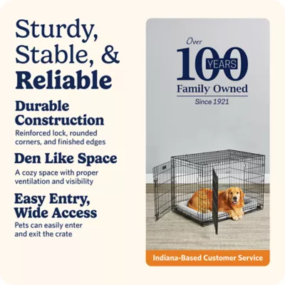 MidWest Homes for Pets LifeStages Double Door Fold & Carry Crate for Dogs - Image 6