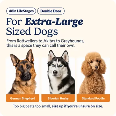 MidWest Homes for Pets LifeStages Double Door Fold & Carry Crate for Dogs - Image 2