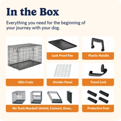 MidWest Homes for Pets LifeStages Double Door Fold & Carry Crate for Dogs - Image 3