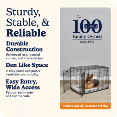 MidWest Homes for Pets LifeStages Double Door Fold & Carry Crate for Dogs - Image 6