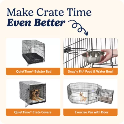 MidWest Homes for Pets LifeStages Double Door Fold & Carry Crate for Dogs - Image 9