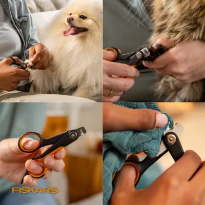 Fiskars Small Nail Clipper For Pets W/ Semi-Circular Blade Design, Suitable for Small Dogs & Cats - Image 9
