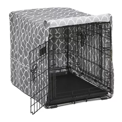 MidWest Homes for Pets QuietTime Defender Covella Crate Cover, Gray - Image 2