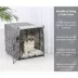 MidWest Homes for Pets QuietTime Defender Covella Crate Cover, Gray image thumbnail 4