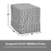 MidWest Homes for Pets QuietTime Defender Covella Crate Cover, Gray image thumbnail 7