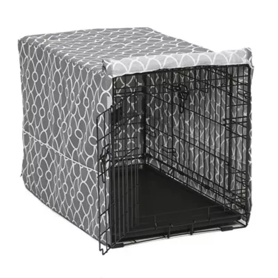 MidWest Homes for Pets QuietTime Defender Covella Crate Cover, Gray - Image 2