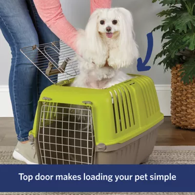 MidWest homes for Pets Spree™ Pet Carrier W/ Two Wire Doors & Handle, 24 Inch - Image 3