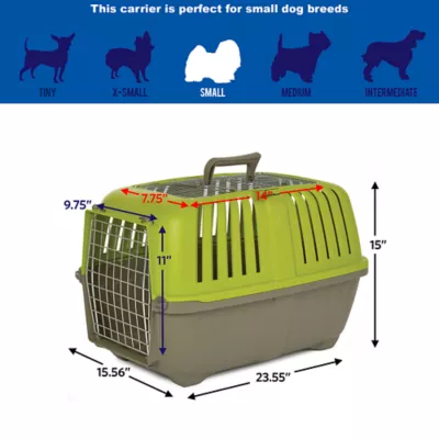 MidWest homes for Pets Spree™ Pet Carrier W/ Two Wire Doors & Handle, 24 Inch - Image 7