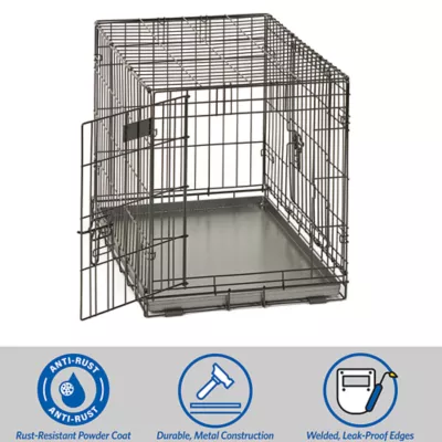 MidWest Homes for Pets Powder Coated Steel Crate Pan for Dogs - Image 3