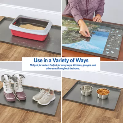 MidWest Homes for Pets Powder Coated Steel Crate Pan for Dogs - Image 6