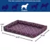 Midwest® QuietTime Ashton Bolster Bed For Pets, Machine Washable & Dryable, Purple image thumbnail 6