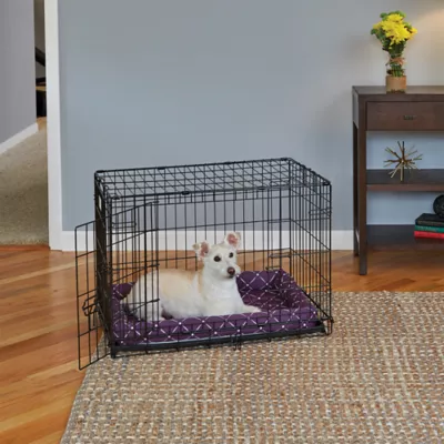 Midwest® QuietTime Ashton Bolster Bed For Pets, Machine Washable & Dryable, Purple - Image 2