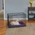 Midwest® QuietTime Ashton Bolster Bed For Pets, Machine Washable & Dryable, Purple image thumbnail 2