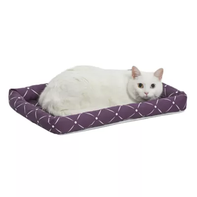 Midwest® QuietTime Ashton Bolster Bed For Pets, Machine Washable & Dryable, Purple - Image 2