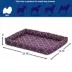 Midwest® QuietTime Ashton Bolster Bed For Pets, Machine Washable & Dryable, Purple image thumbnail 5