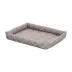 Midwest® QuietTime Ashton Bolster Bed For Pets, Machine Washable & Dryable, Gray image thumbnail 1