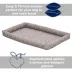 Midwest® QuietTime Ashton Bolster Bed For Pets, Machine Washable & Dryable, Gray image thumbnail 4