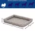 Midwest® QuietTime Ashton Bolster Bed For Pets, Machine Washable & Dryable, Gray image thumbnail 5