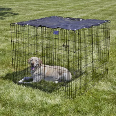 MidWest Homes for Pets Dog Exercise Pen Mesh Sunscreen Top For Dogs, UV Resistant, Hardware Included - Image 2