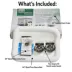MidWest Homes for Pets Double Door iCrate Starter Kit Bundle W/ Crate, Bed, 2 Bowls & Cover image thumbnail 4