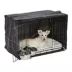 MidWest Homes for Pets Double Door iCrate Starter Kit Bundle W/ Crate, Bed, 2 Bowls & Cover image thumbnail 1