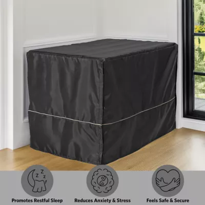 MidWest Homes for Pets Double Door iCrate Starter Kit Bundle W/ Crate, Bed, 2 Bowls & Cover - Image 8