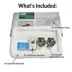 MidWest Homes for Pets Double Door iCrate Starter Kit Bundle W/ Crate, Bed, 2 Bowls & Cover image thumbnail 3