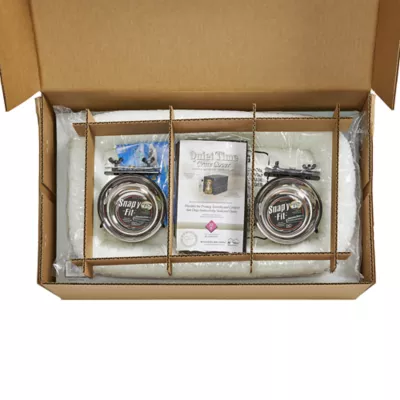 MidWest Homes for Pets Double Door iCrate Starter Kit Bundle W/ Crate, Bed, 2 Bowls & Cover - Image 3